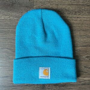 Carhartt Blue Knit Beanie Hat